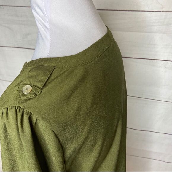 41 Hawthorn Stitch Fix olive popover small - Picture 4 of 8